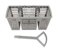 Universal Dishwasher Utensils Silverware Cutlery Basket, Plastic Silverware Holder Silverware Drying Basket with Handle, Silverware Drainer Basket for Kitchen Clean Up