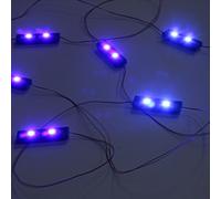 Universal Diy Led Light Brick Kit Toys Usb Port Blocks Accessoires Decor,Bleu