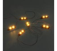 Universal Diy Led Light Brick Kit Toys Usb Port Blocks Accessoires Decor,Yellow
