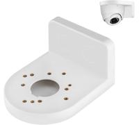 Universal Dome Camera Wall Bracket,CCTV ABS Plastic Dome Camera Mounting Bracket Aluminum Alloy Waterproof Bracket White For Dahua