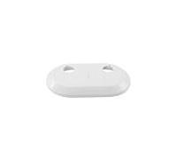 Universal double charnière match0 161216 ABS blanc , Ø 16 mm, H 12 mm, L 113 mm, lar 69 mm