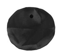 Universal Drink Cover with Straw Hole Spiking Prevention Reuseable Elastic Band Fabric Cup Cover Satin Black