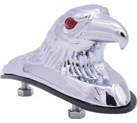Universal Eagle Head Ornament Statue moto moto garde-boue avant Mutguard pour ATV -cadre de protection et butées voiture capot moteur