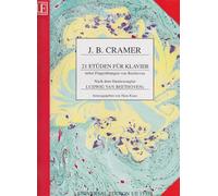 UNIVERSAL EDITION CRAMER J.B - 21 ETUDEN FÜR KLAVIER NEBST FINGERüBUNGEN VON BEETHOVEN Méthode et pédagogie Piano et instrument à clavier Piano