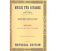 UNIVERSAL EDITION GIULIANI MAURO - SERENADE OP.127 - FLUTE (VIOLIN) AND GUITAR Partition classique Cordes Violon