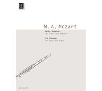 UNIVERSAL EDITION MOZART W.A. - SIX SONATAS BAND 1 - FLUTE AND PIANO Partition classique Bois Flûte traversière
