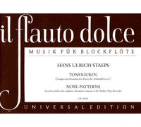 UNIVERSAL EDITION STAEPS H.U. - STAEPS TONFIGUREN - TREBLE RECORDER Partition classique Bois Flûte à bec