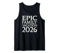 Universal Epic Universe Family Vacation 2026 Front & Back Débardeur