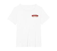 Universal Epic Universe Isle of Berk Dragon Portal Two Sided T-Shirt, Femme Grandes Tailles, Blanc, 4X