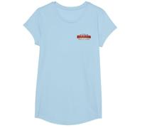 Universal Epic Universe Isle of Berk Dragon Portal Two Sided T-Shirt, Fille, Bleu Céleste, M