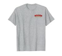 Universal Epic Universe Isle of Berk Dragon Portal Two Sided T-Shirt, Homme, Gris Chiné, 5XL