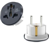 Universal European Adapter,Steckdose Adapter,Stecker Adapter,China Deutschland Stecker,StromadapterTravel Adapter,UK to EU Adapter,Universal Reiseadapter Welt zu Europe