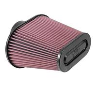 Universal Filtro De Aire K & N Carbon Fiber Top 3-11/16 Flg 8-3/4 X 5-1 / 2B, 6-3/8 X 3-3 / 16T 7" H