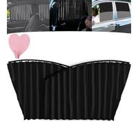 Universal Fit Magnetic Car Side Window Privacy Sunshade, Car Side Window Sun Shade, Magnetic Car Curtains for Windows, Removable Window Tint for Car UV Protection (Black, Front Row)