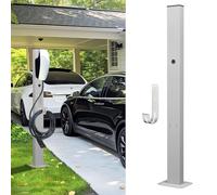 Universal Fixed Ufixed Socle de Charge Tesla pour extérieur, Support de Charge EV, Compatible avec Tesla Gen 3 et connecteur Mobile Tesla, Chargeur J1772, Socle de Recharge pour Voiture électrique