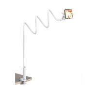 Universal Flexible Long Arm Bed Holder Phone Mount for 4.0-7.2 Inch Devices, Adjustable, Compatible with Bed and Desk