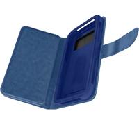 Etui pour Smartphone 38 à 43 pouces Clapet Portefeuille Multi Rangements Caméra Slide bleu