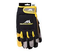 Universal gants anti-coupures, taille 8: Gants de protection pour tronçonnage, renforts cuir, surface de la main imperméable e protection contre les coupures 0 (577616524)
