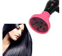 Universal Hair Dryer Diffuser,Silicone Foldable Hair Dryer Diffuser,Universal Cover for Hair Dryer,Hairdressing Tool for Salon Hairdressing for Hair Dryer (Pink)
