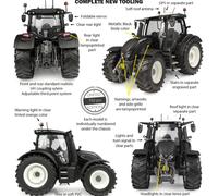 UH7235 VALTRA N175 METALLIC BLACK LIMITED EDITION 750 PCS 1/32