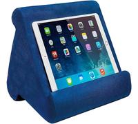 Universal iPad Tablet Stand, Pad Pillow Holder for Multi-Angle Soft Cushions for E-Book Readers, Smartphones, E-Readers, Magazines (Royal Blue)
