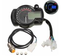Universal Jauge Compteur de vitesse Odomètre Tachymètre kilométrique Moto LCD Digital Multicolore CAPTEUR DE NIVEAU DE CARBURANT