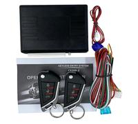 Universal Keyless Entry Car Kit - 24V Central Locking Conversion System, Anti Theft Vehicle Security Device 2 Remote Controllers, Wire LED Indicator Cable Kit | for Trucks SUV Automotive Vehicle