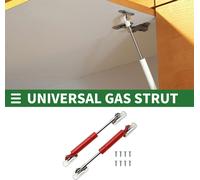 Universal Lift Supports Struts Lift Support Shock 6inch/155cm 7lb/30N/3kg Carbon Steel Red 2 Set