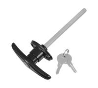 Universal Locking T-Handle Garage Door Lock Zinc Alloy | For Chicken Coop Shed Barn Playhouse Exterior