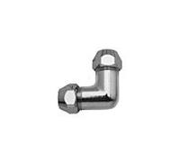 Universal match0 451212 laiton chromé, 2000 / 2 "x12mm, avec 2 pressions