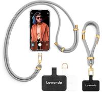 Universal Mobile Phone Chain For All Smartphones,Chain To Hang Around The Neck And Wrist,Pad With Cord,Smartphone Chain For On The Go,Mobile Phone Bracelet With Any Case Combinable With 2.[I742]