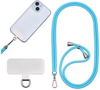 Universal Mobile Phone Lanyard, Metal Cell Phone Stickers, Adjustable Ropes, Shoulder Straps Or Shoulder Straps To Free Hands.