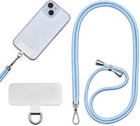 Universal Mobile Phone Lanyard, Metal Cell Phone Stickers, Adjustable Ropes, Shoulder Straps Or Shoulder Straps To Free Hands.