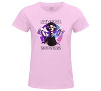 Universal Monster « Frankenstein and Wife » T-Shirt Femme WOUNIMOTS004, Rose, Taille XL