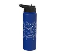 Universal Monsters Bride Retro Goth Lightning Circle Stainless Steel Insulated Water Bottle