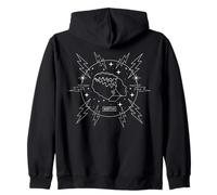 Universal Monsters Bride Retro Goth Lightning Circle Sweat à Capuche
