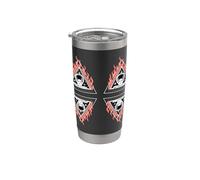 Universal Monsters Bride Triangle All Over Print Gobelet isotherme en acier inoxydable double paroi