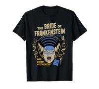 Universal Monsters Bride Vintage Halloween Mask T-Shirt