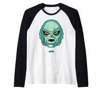 Universal Monsters Creature from The Black Lagoon Portrait Manche Raglan
