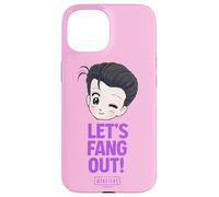 Universal Monsters Cute Anime Dracula Let’s Fang Out! Coque pour iPhone 15