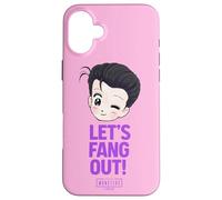 Universal Monsters Cute Anime Dracula Let’s Fang Out! Coque pour iPhone 16 Plus