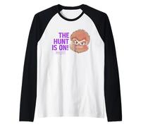 Universal Monsters Cute Anime Wolf Man The Hunt is on! Manche Raglan