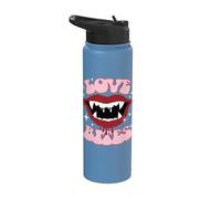 Universal Monsters Dracula Love Bites Retro Goth Stainless Steel Insulated Water Bottle