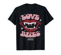 Universal Monsters Dracula Love Bites Retro Goth T-Shirt
