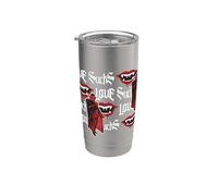 Universal Monsters Dracula Love Sucks All Over Print Gobelet isotherme en acier inoxydable double paroi