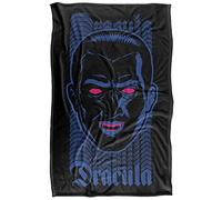 Universal Monsters Dracula Neon Plaid Ultra Doux au Toucher Soyeux - 91 x 147 cm
