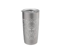 Universal Monsters Dracula Retro Goth Geometric Gobelet isotherme en acier inoxydable double paroi