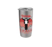 Universal Monsters Dracula Up All Night Retro Goth Gobelet isotherme en acier inoxydable double paroi