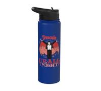 Universal Monsters Dracula Up All Night Retro Goth Stainless Steel Insulated Water Bottle