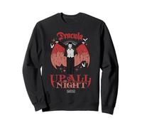 Universal Monsters Dracula Up All Night Retro Goth Sweatshirt